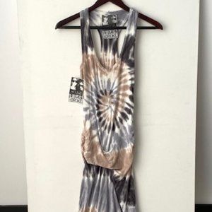 Young Fabulous & Broke YFB Racer Tie Dye Dress